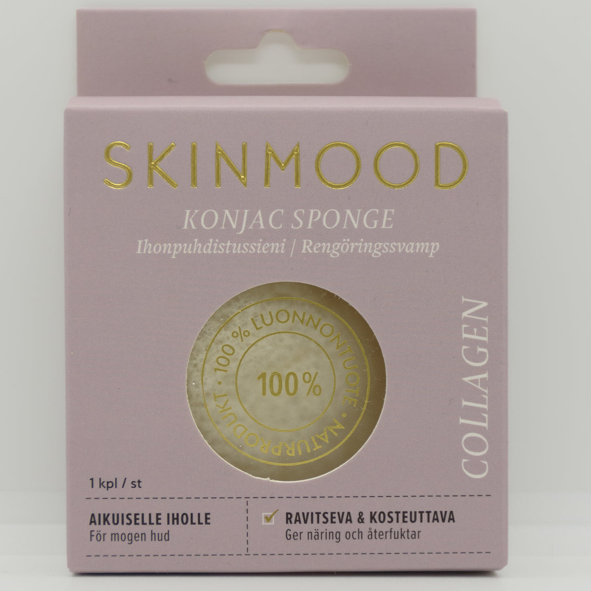 SkinMood Konjac Kollageeni kasvosieni aikuiselle iholle