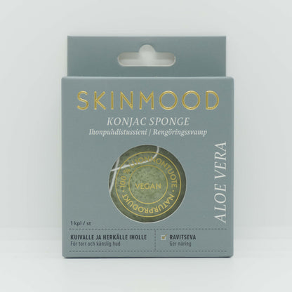 SkinMood Konjac Aloe kasvosieni kuivalle ja herkälle iholle
