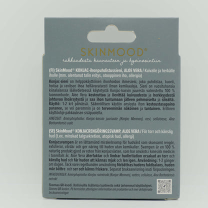 SkinMood Konjac Aloe kasvosieni kuivalle ja herkälle iholle