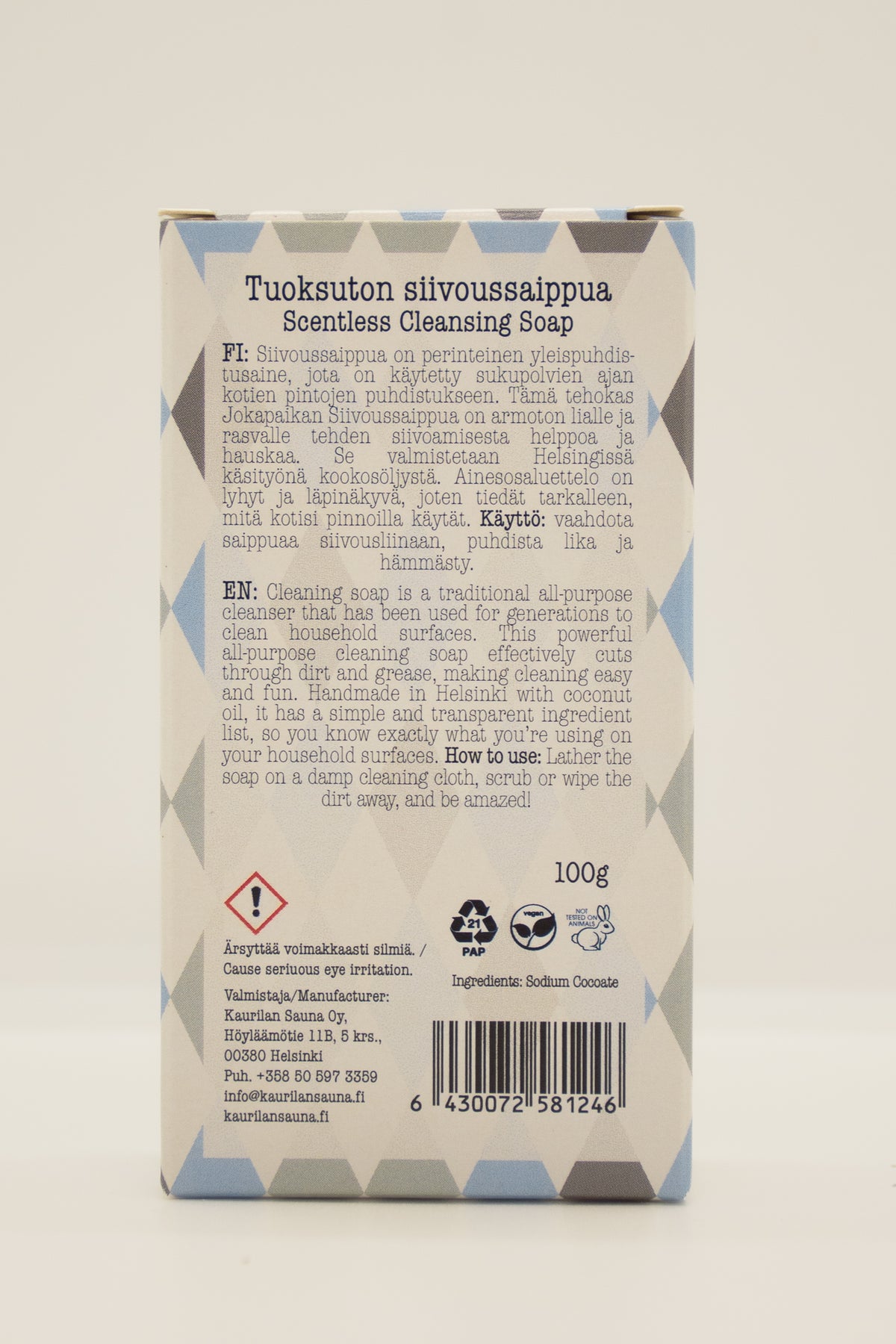Jokapaikan siivoussaippua 100g - Tuoksuton
