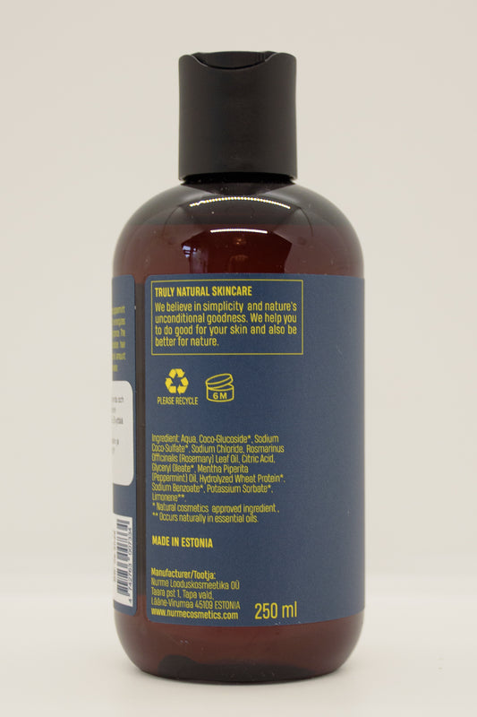 Nurme Mint+Rosemary Shampoo for Men 250ml