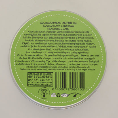 Avokado palashampoo 90g