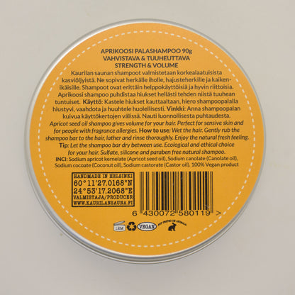 Aprikoosi palashampoo 90g