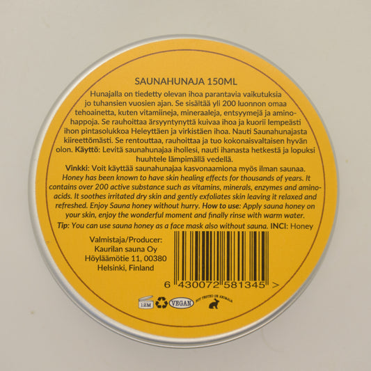 Saunahunaja vartalolle, kasvoille ja hiuksiin 150ml