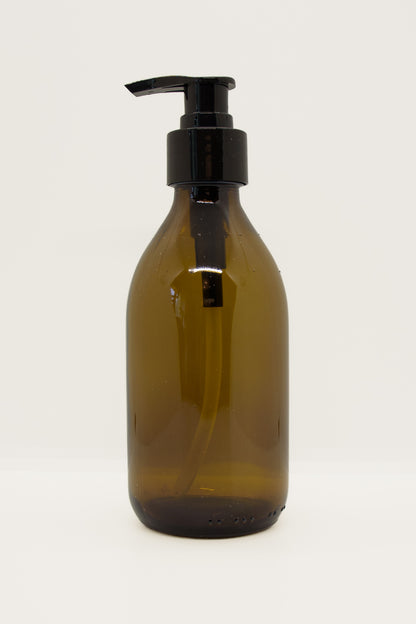 Lasinen pumppupullo 250ml