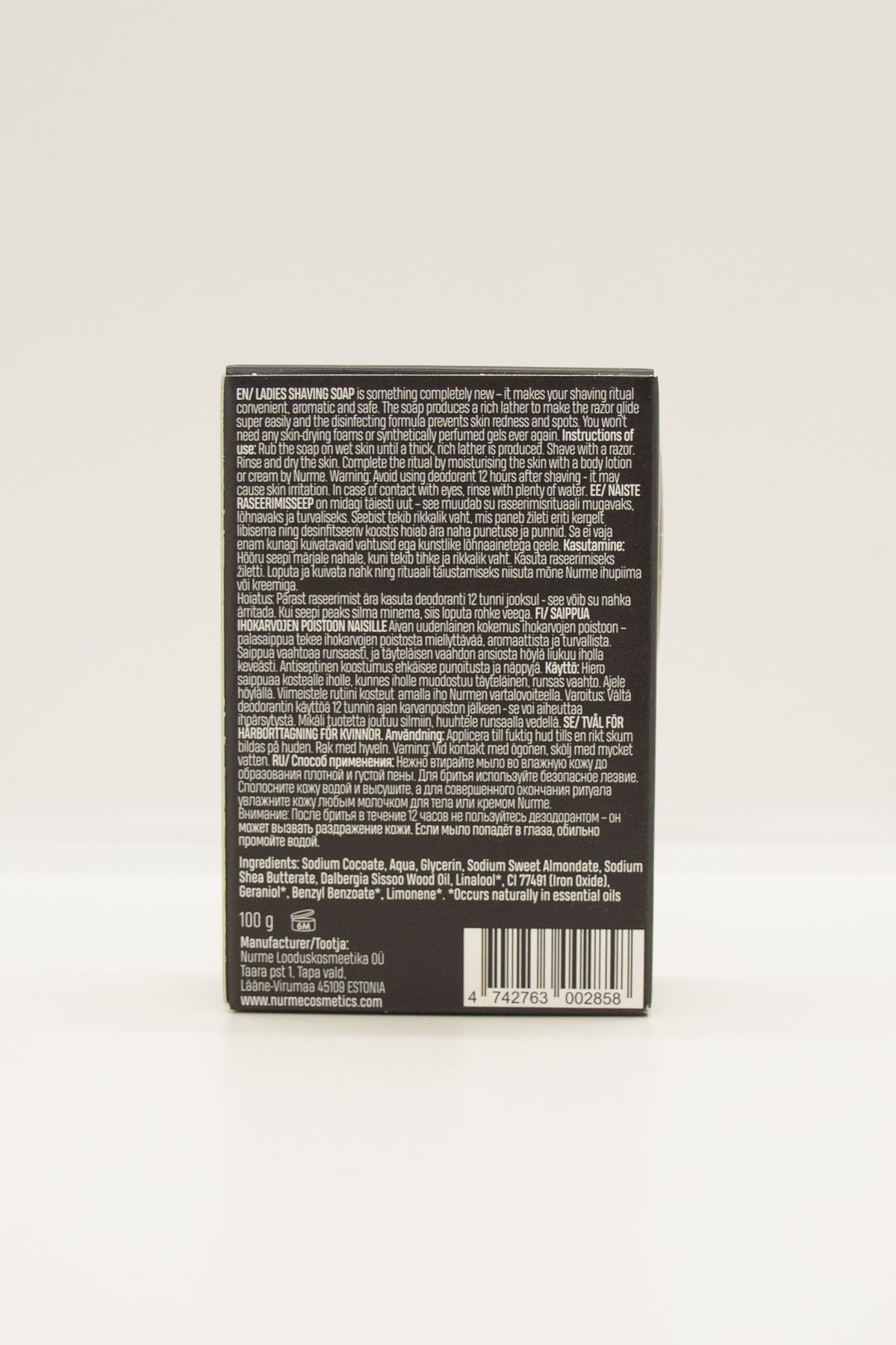 Nurme Ladies shaving – palasaippua sheivaukseen 100g