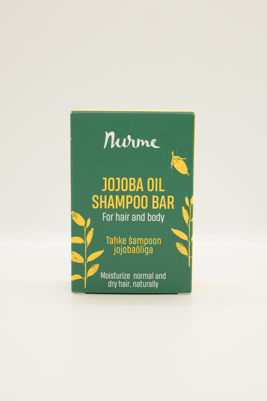 Nurme Jojoba Oil Shampoo Bar - Palashampoo käsitellyille hiuksille 100g